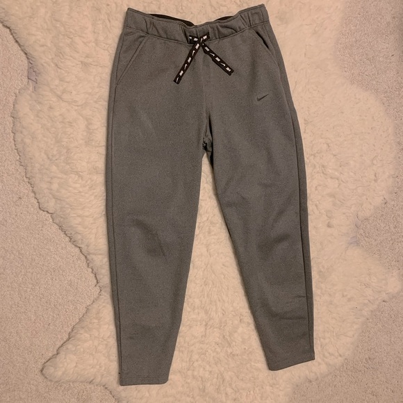 Nike-Small Warm Joggers with zip ankles - Picture 1 of 9